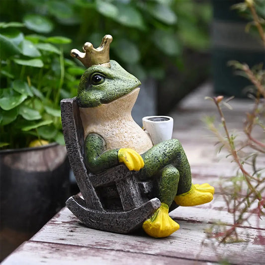Frog Prince Figurine Furnish Wise