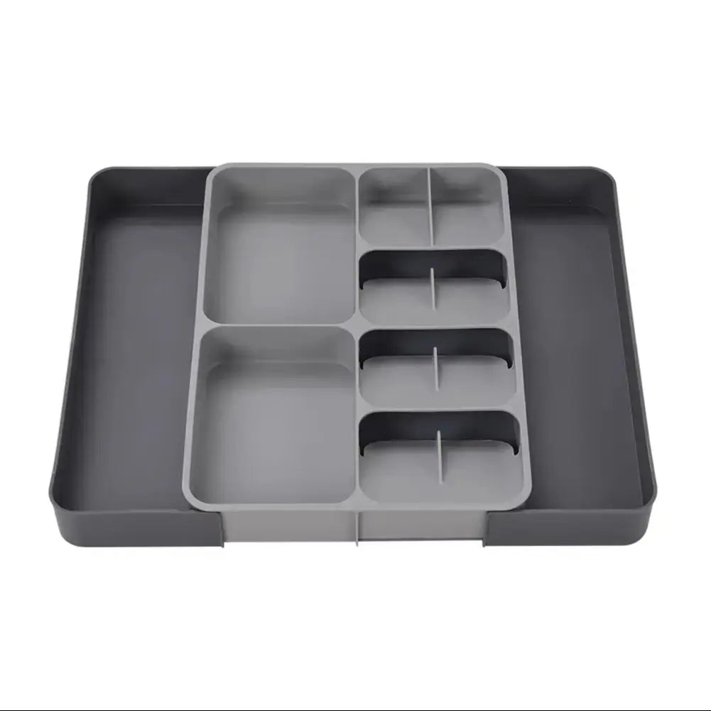 Expandable 12 Compartment Cutlery Tray Drawer Organiser
