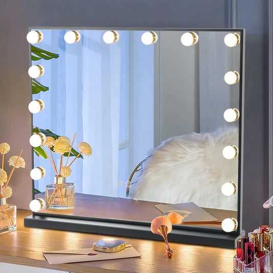 Rectangle LED Makeup Vanity Mirror Furnish Wise