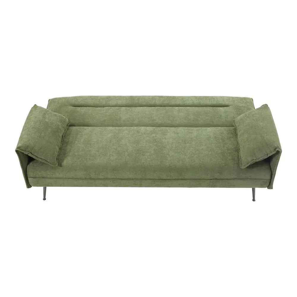 3-Seater Contemporary Convertible Sofa Bed with 2 Pillows Furnish Wise