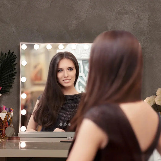 Dimmable LED Light Makeup Mirror Furnish Wise