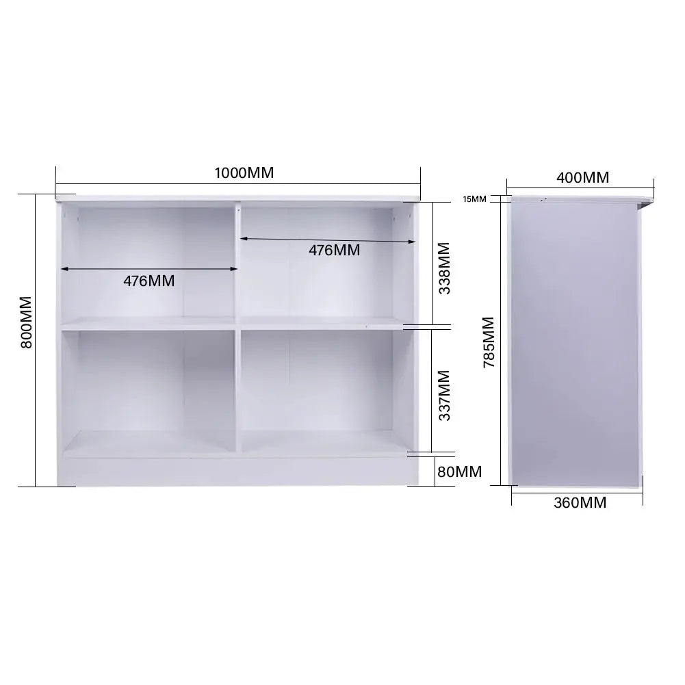 Sideboard Cabinet with Open Shelves