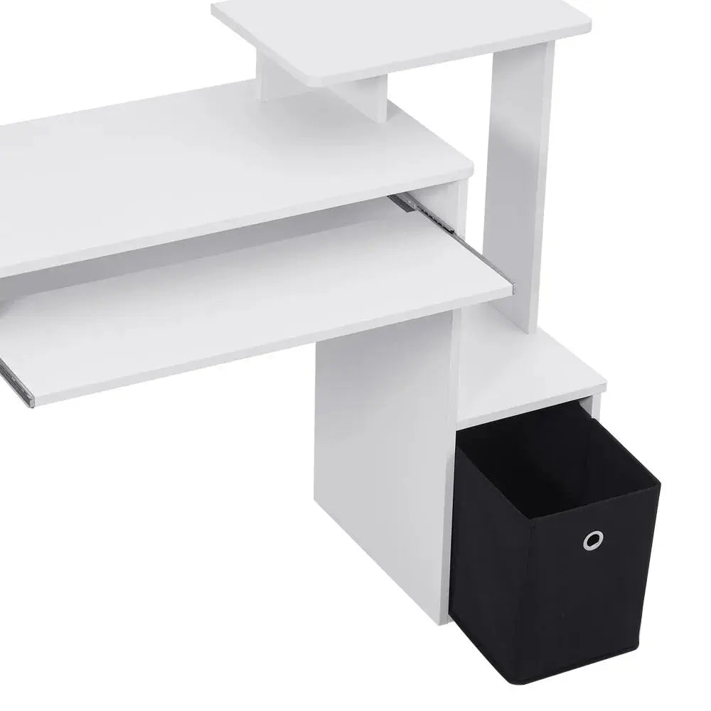 White Multipurpose Home Office Computer Desk