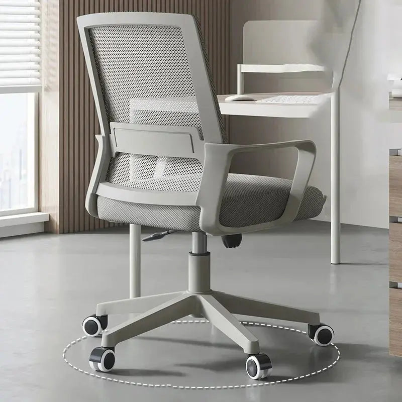Height-Adjustable Recliner Chair - Ergonomic Rocking Office Chair with Wheels, Multi-Purpose Armchair for Living Room Furnish Wise