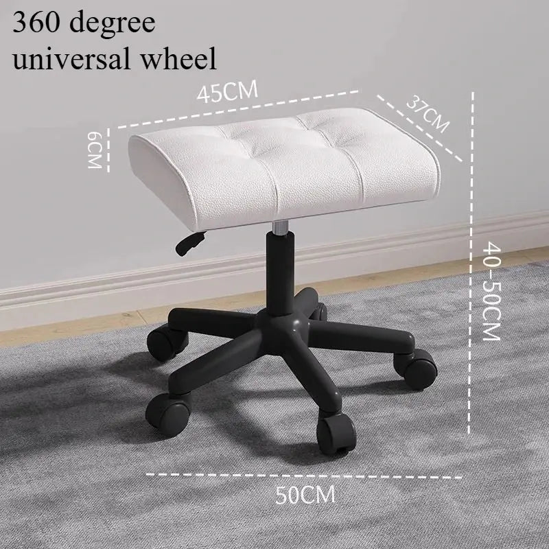 Adjustable Height Foot Rest for Office Chair, Under Desk Elevating Footstool with Memory Foam, Ergonomic Home Sofa Leg Rest Furnish Wise