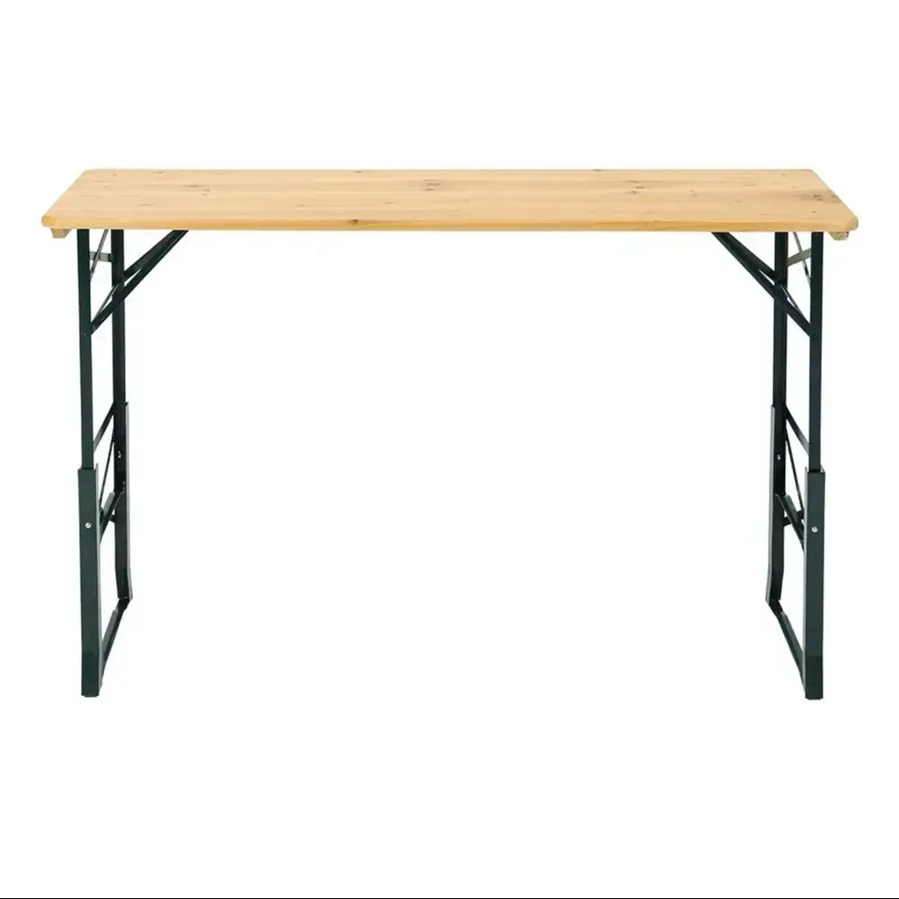 Outdoor Foldable Wooden Height Adjustable Garden Table Furnish Wise