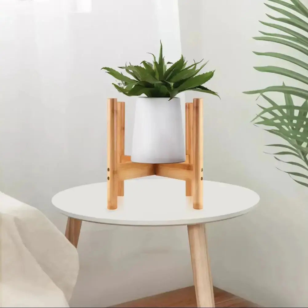Wooden Oak Flower Plant Pot Holder