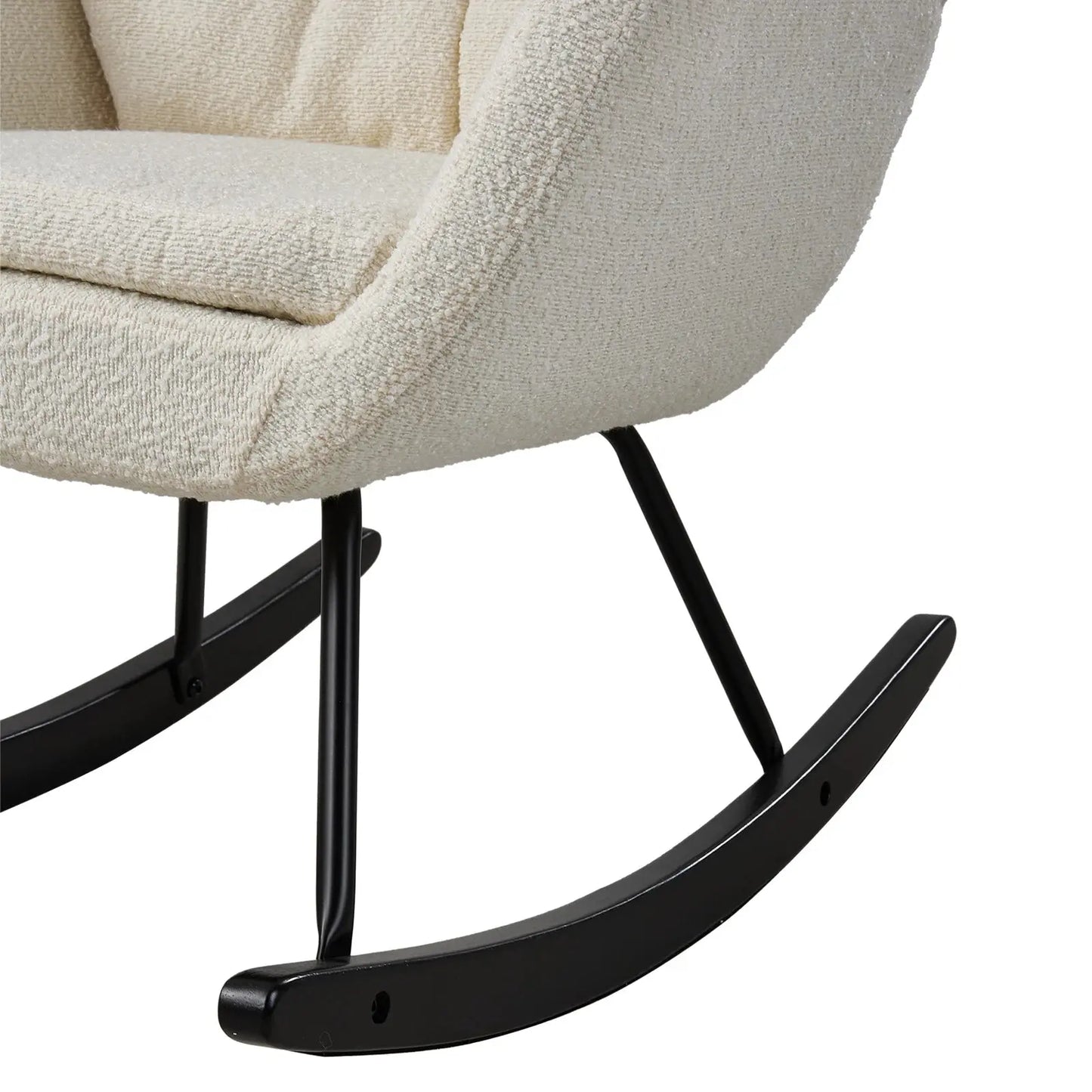 Teddy Fleece Upholstered Rocking Chair