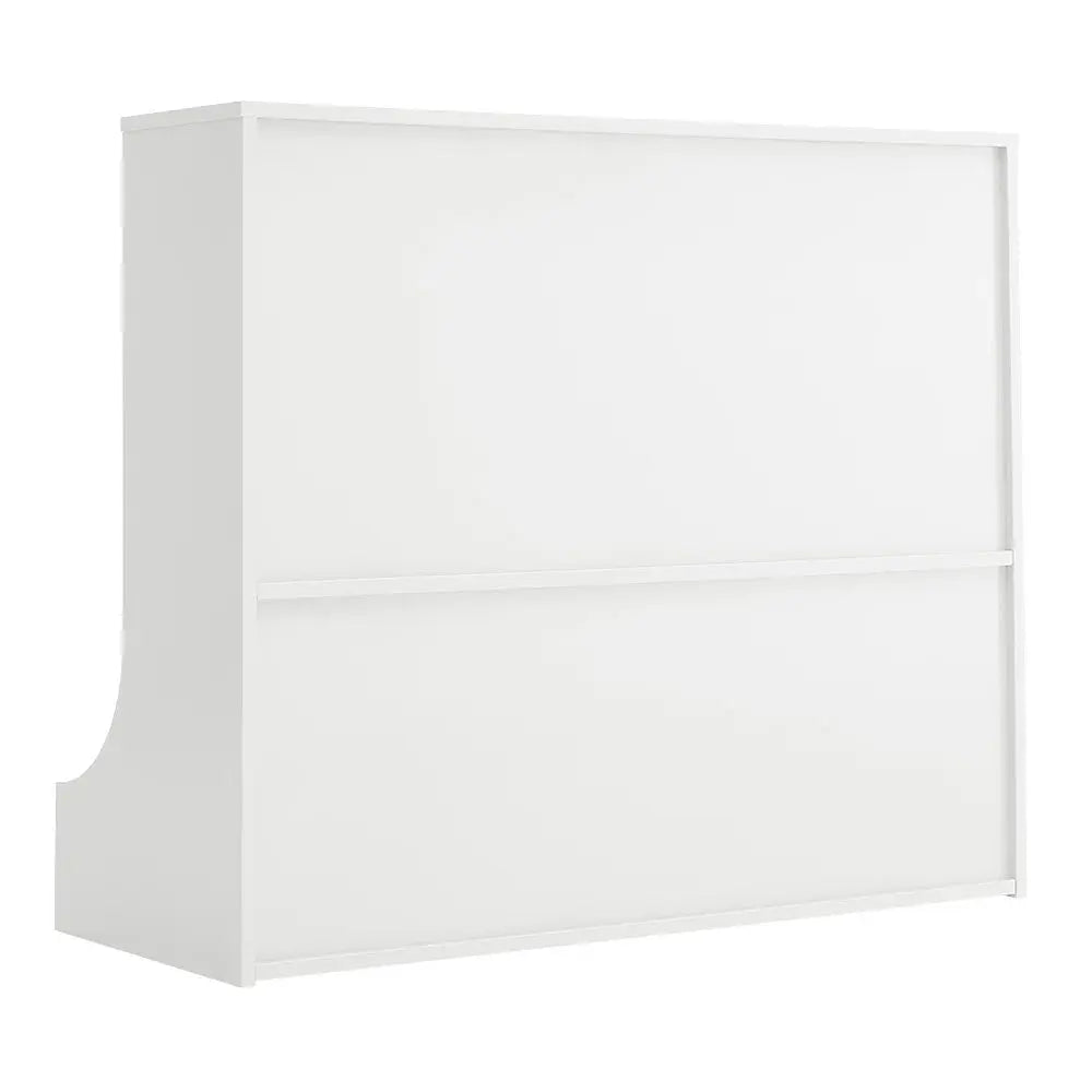 White 2 Tier Open Style Toy and Book Storage Furnish Wise