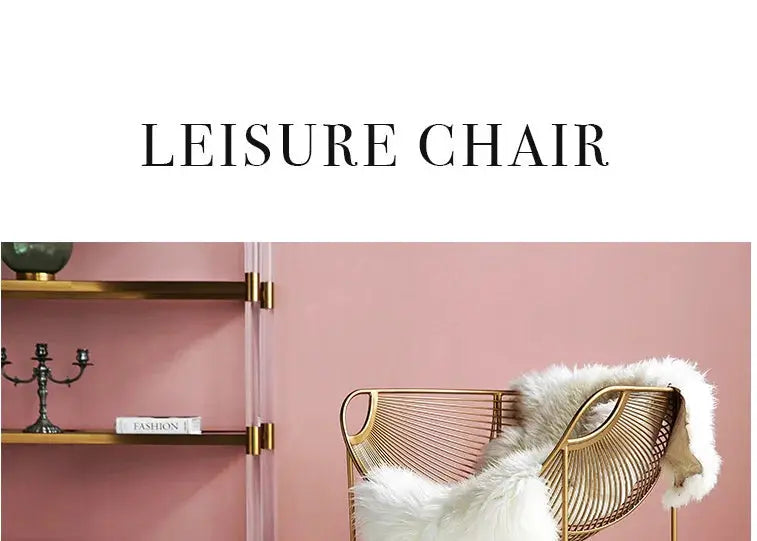 Creative Hollow Out Golden Luxury Armchair Furnish Wise