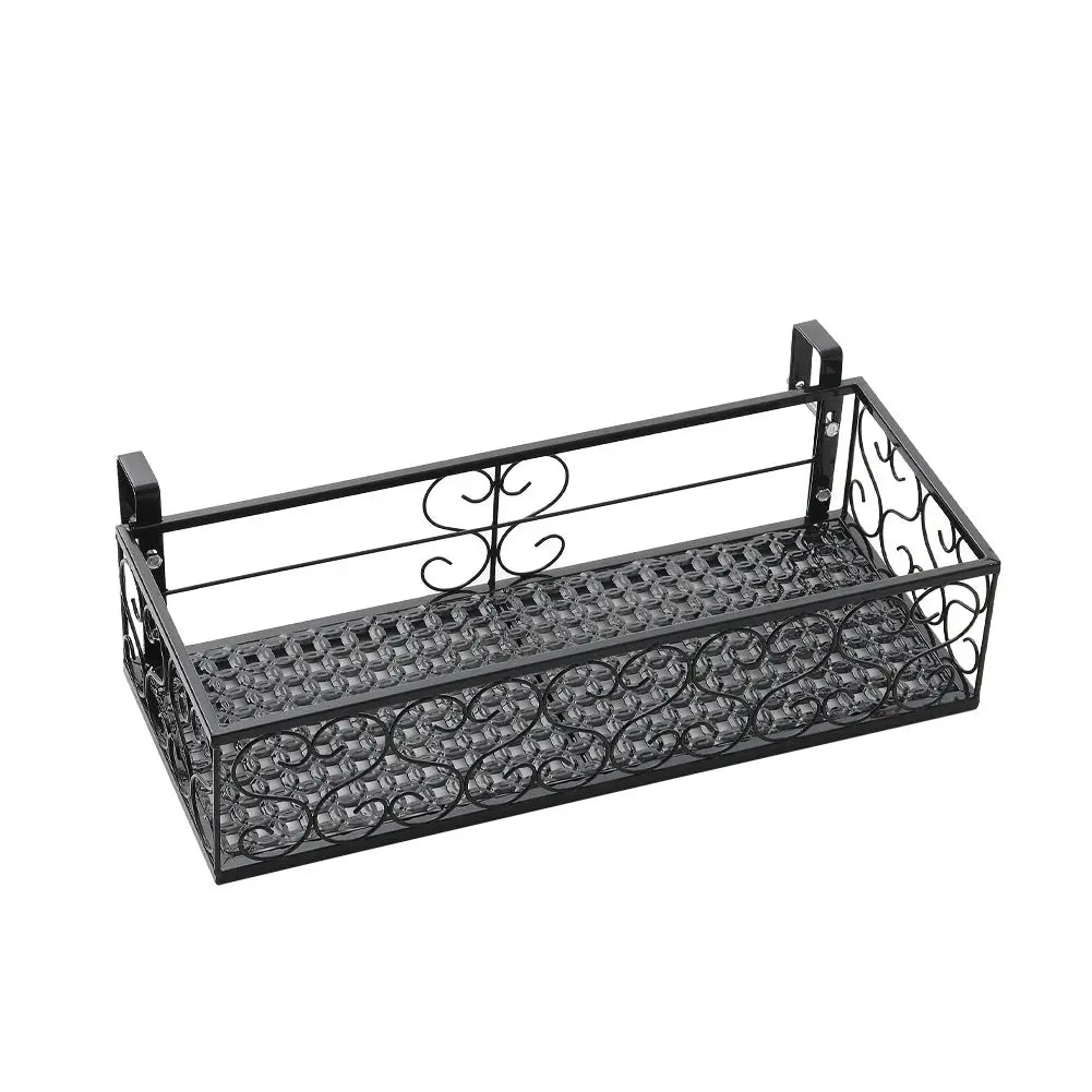 Hanging Railing Flower Pot Holder Furnish Wise