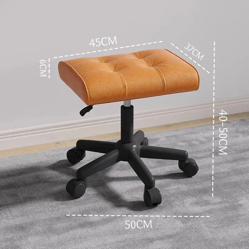 Adjustable Height Foot Rest for Office Chair, Under Desk Elevating Footstool with Memory Foam, Ergonomic Home Sofa Leg Rest Furnish Wise