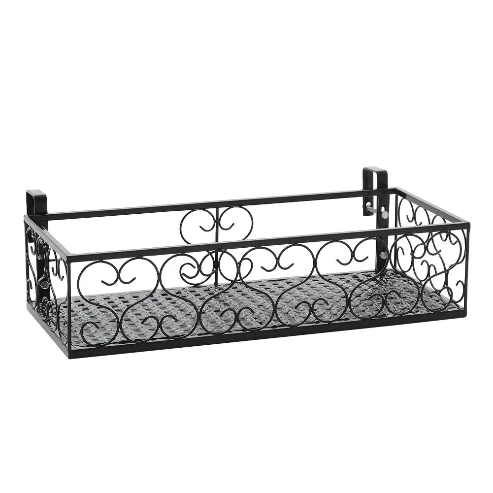 Hanging Railing Flower Pot Holder Furnish Wise