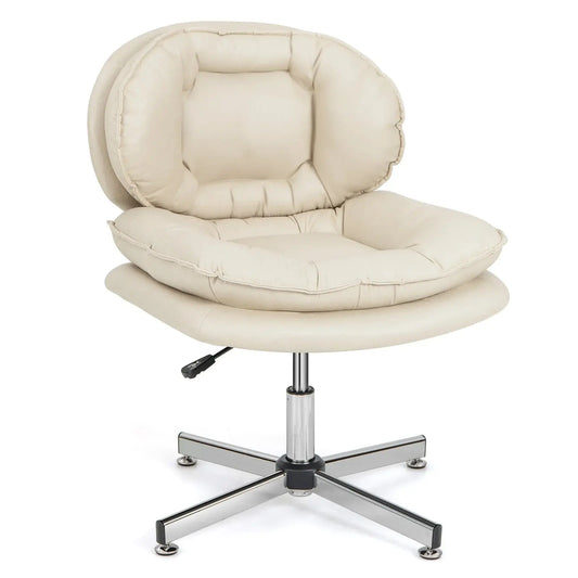 Home Office Desk Chair with Double Padded Back & Seat Furnish Wise