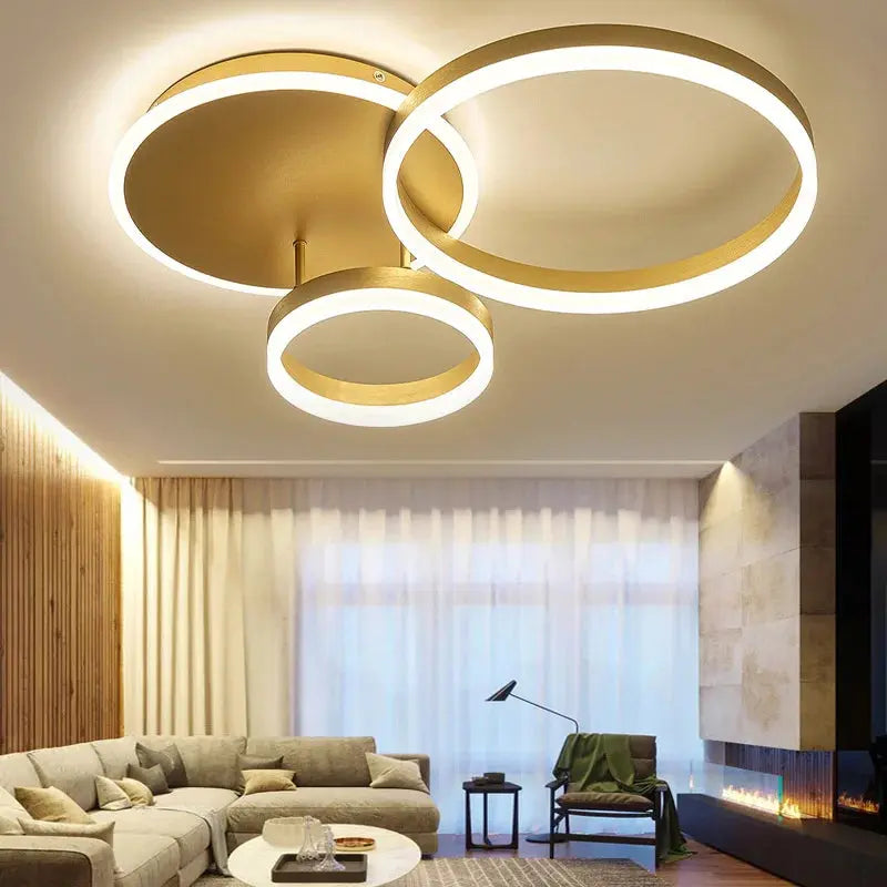 Modern Round LED Chandelier Ceiling Light Furnish Wise