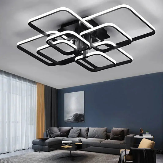 Modern Square LED Ceiling Lamp Furnish Wise