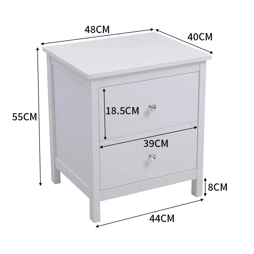 Multi-Drawer Vertical Storage Cabinet Nightstand