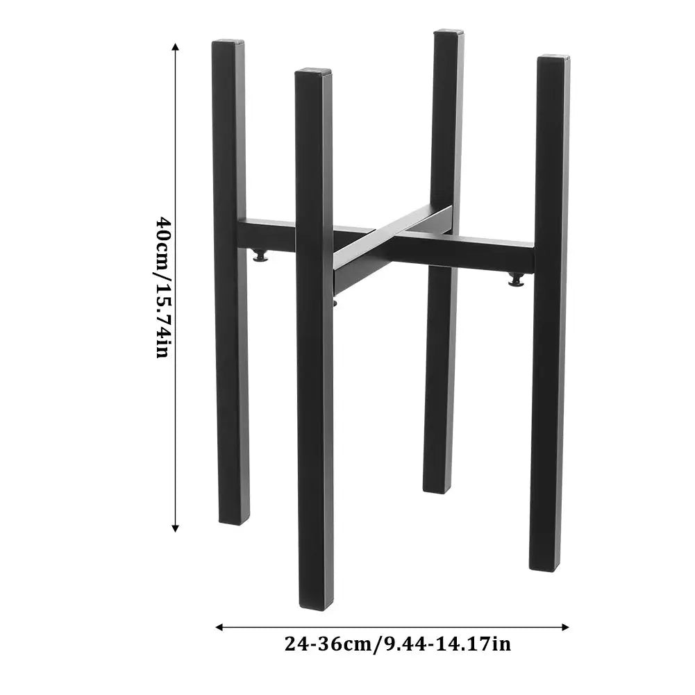 Simple Style Metal Plant Stand Flower Pot Holder Furnish Wise