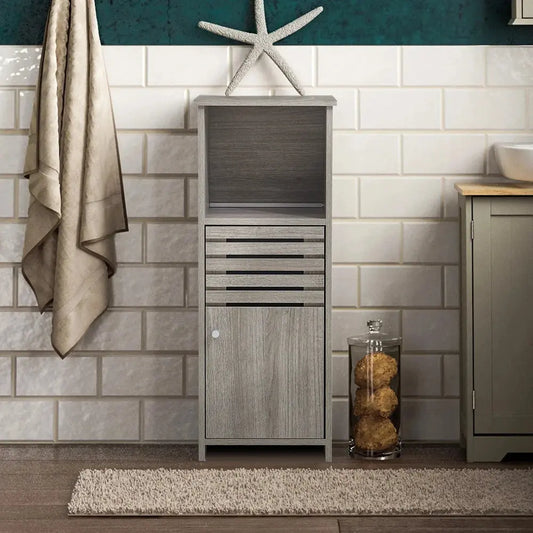 Wooden Freestanding Single Door Cabinet