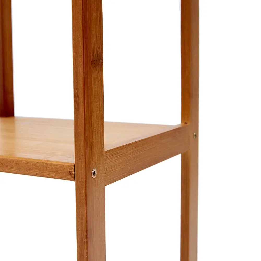 7-Tier Wooden Staggered Bookcase