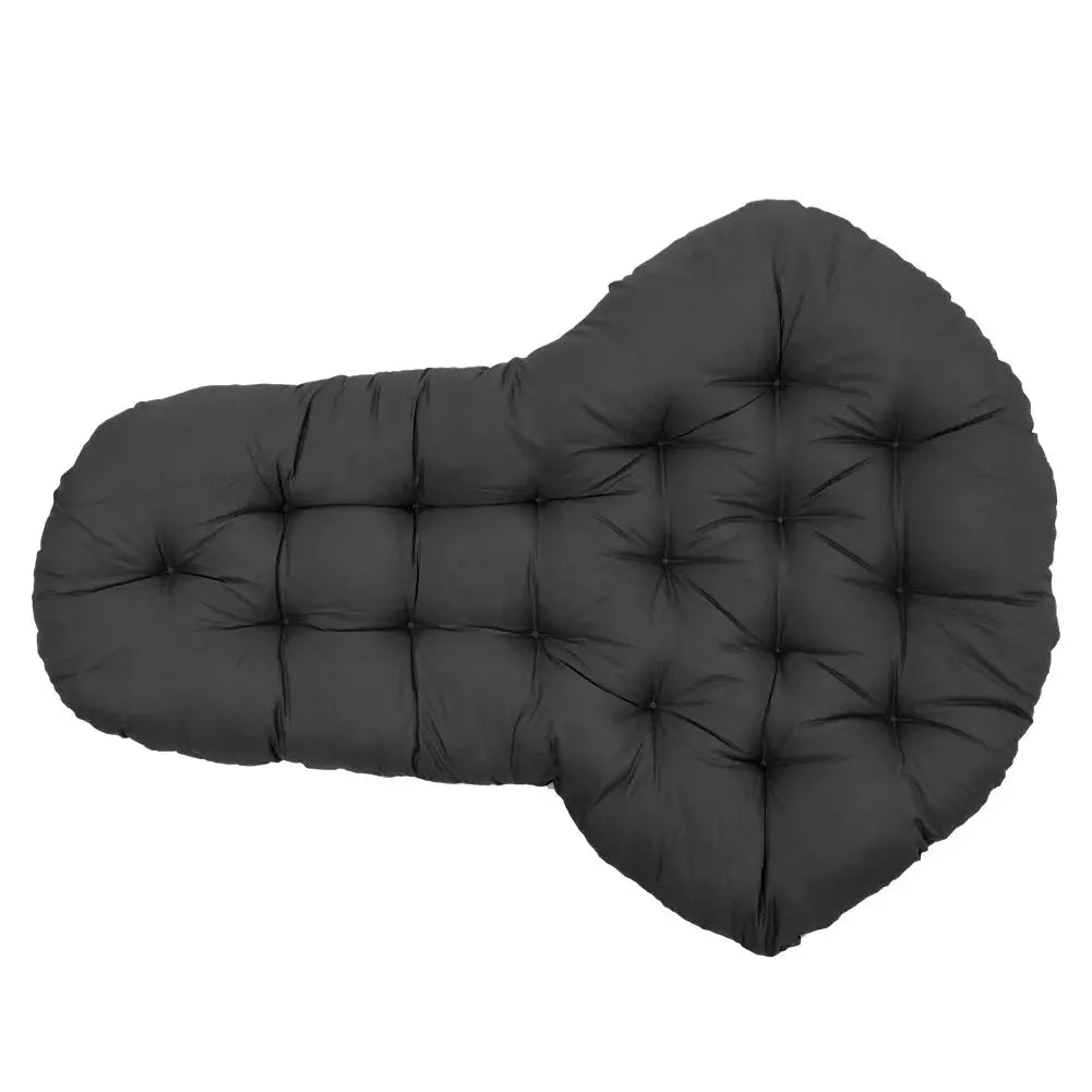 Hanging Egg Chair Thick Cushion Swing Chair Pad, Black *CUSHION ONLY*
