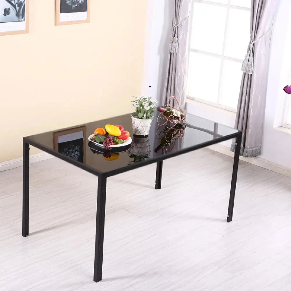 Black Glass Dining Coffee Table