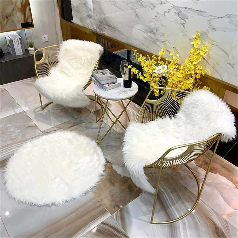 Creative Hollow Out Golden Luxury Armchair Furnish Wise