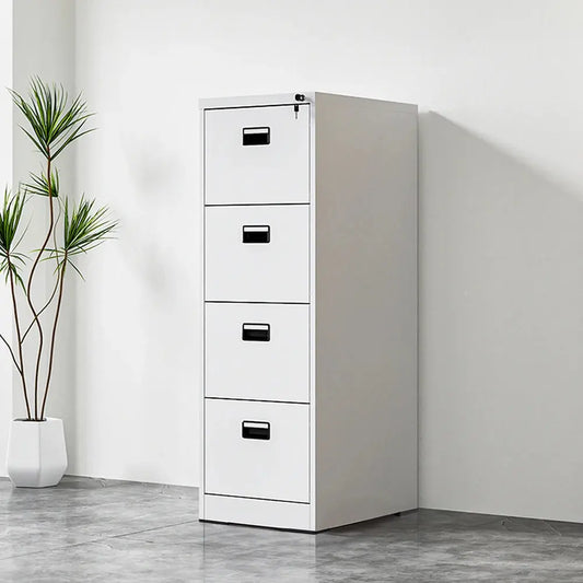 4-Drawer Vertical File Cabinet with Interlock Furnish Wise