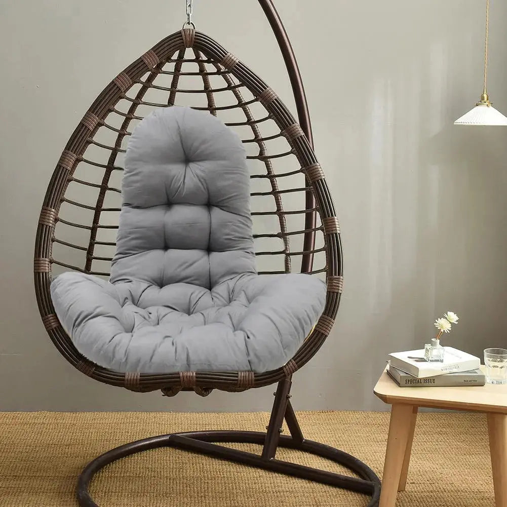Hanging Egg Chair Thick Cushion Swing Chair Pad, Dark Grey