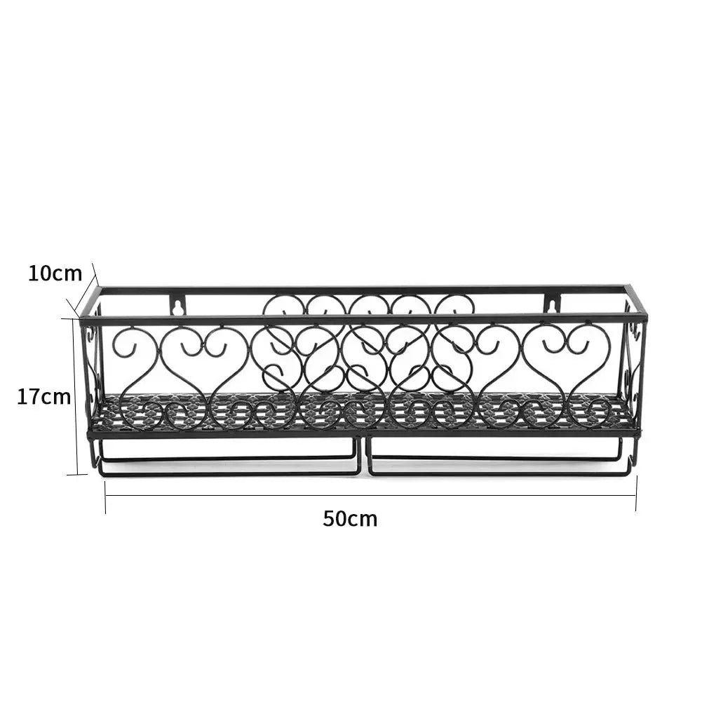 Wall Mounted Metal Wine Glass Rack