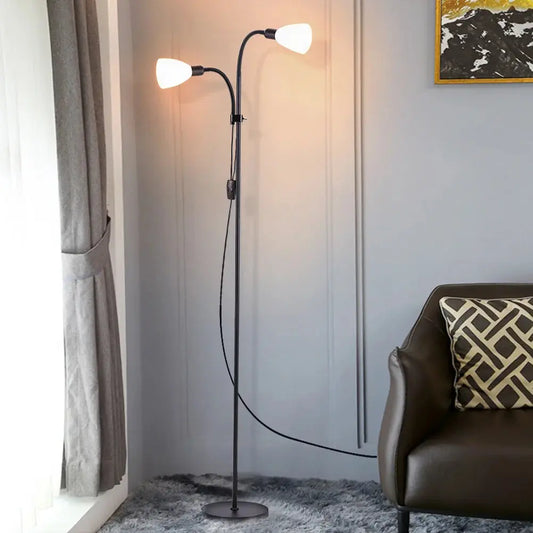 Adjustable Standing Double Headed Floor Lamp Furnish Wise