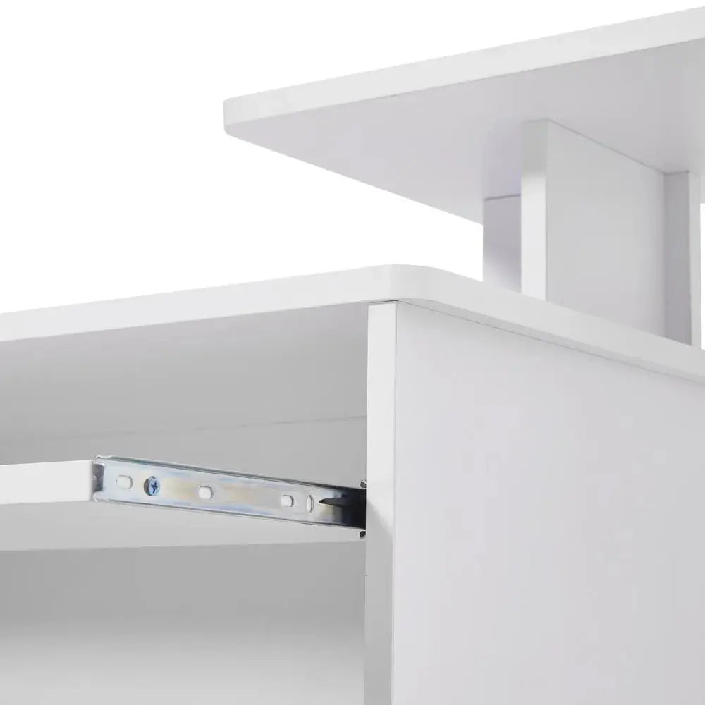 White Multipurpose Home Office Computer Desk