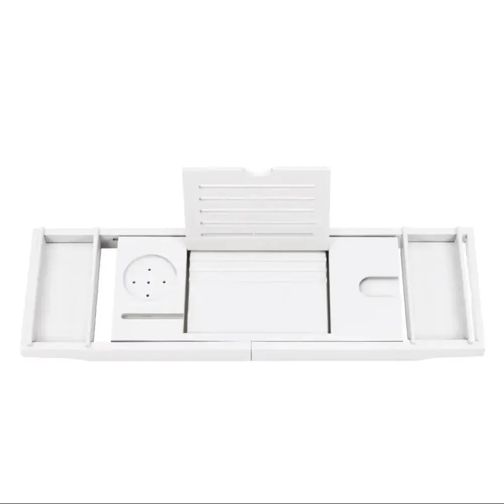 Bamboo Wood Bathtub Tray with Tablet Holder