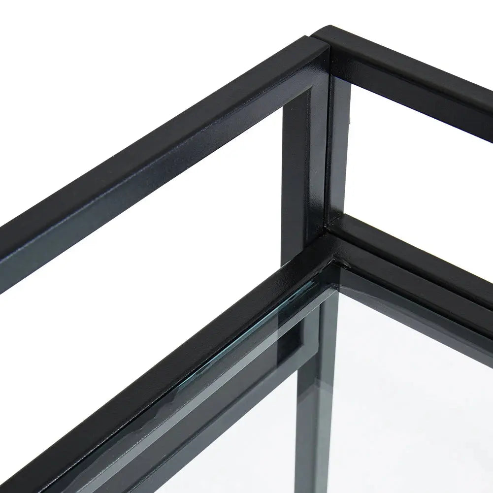 Tempered Glass Side Table Coffee Table Furnish Wise